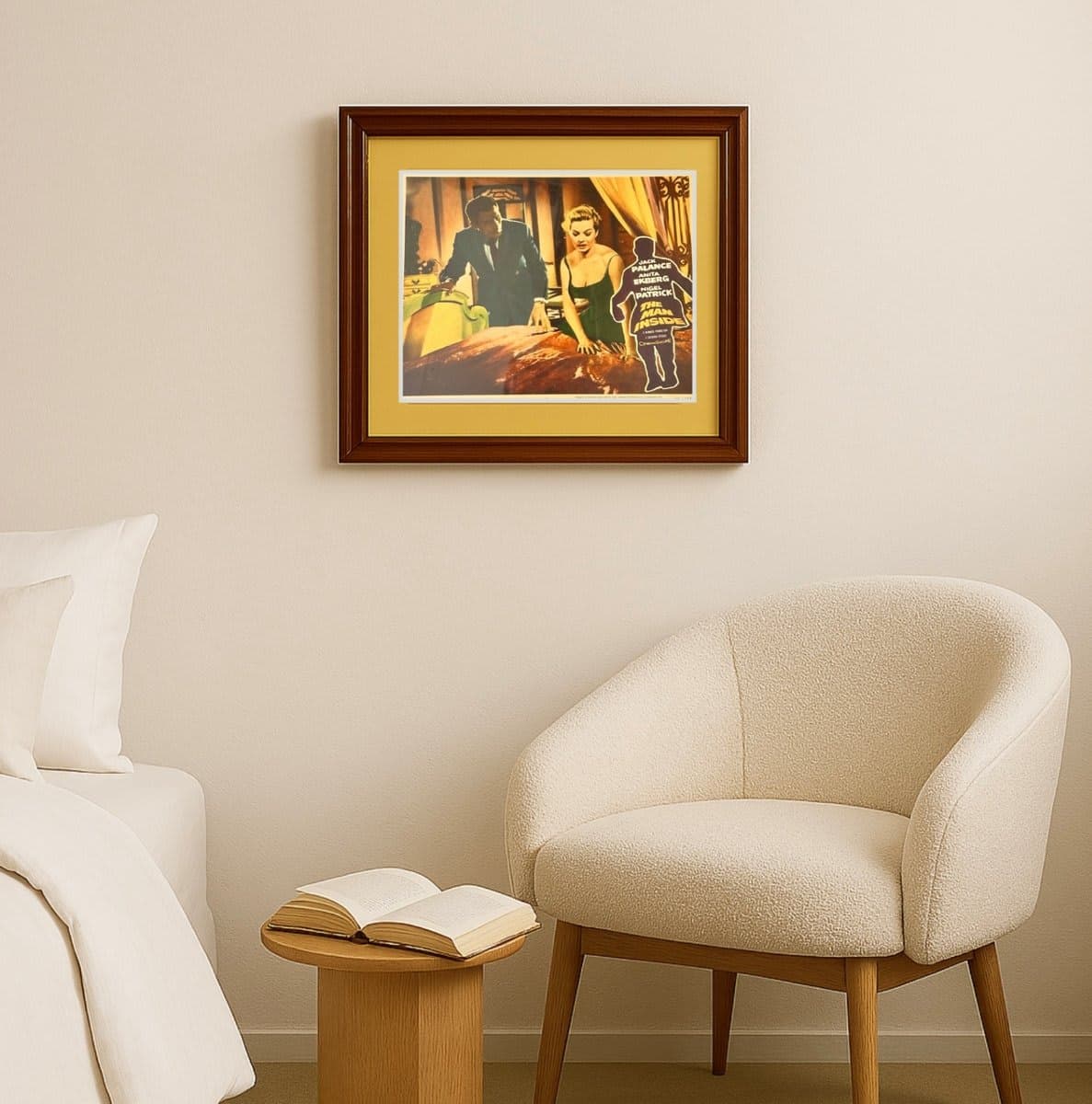 Framed Vintage 1958 Movie Poster - The Man Inside