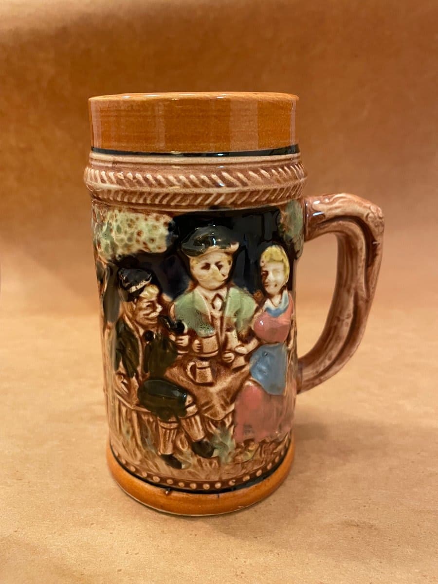 vintage german beer stein