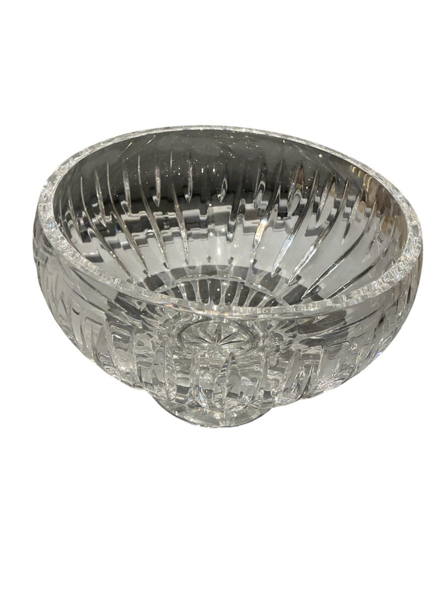 Vintage Cut Crystal Glass Bowl - photo 1