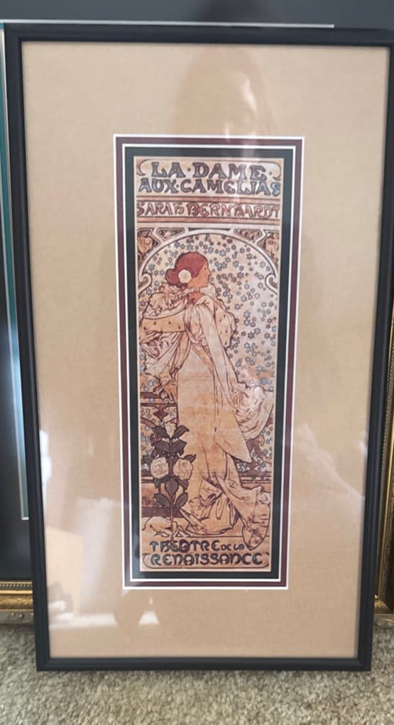 La Dame aux Camelias by Alphonse Mucha
