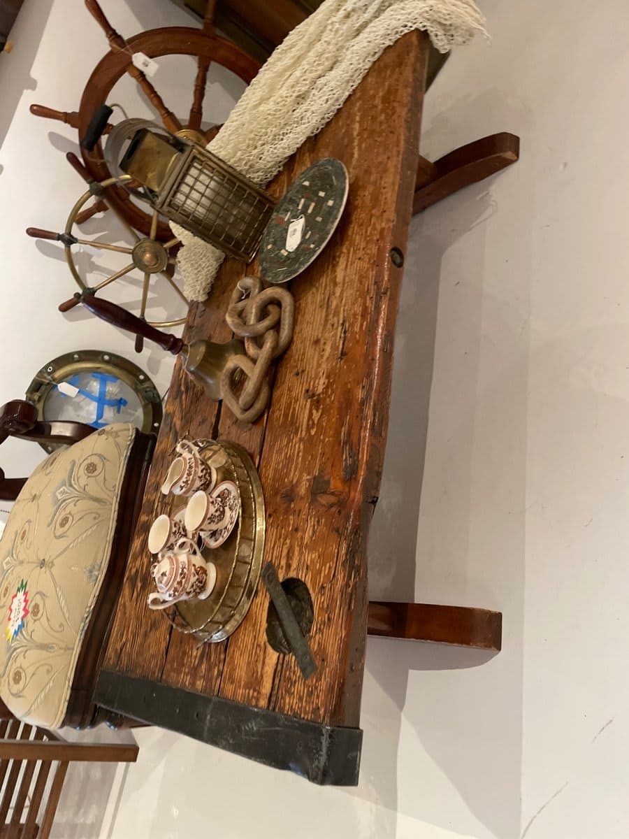 Ship door coffee table