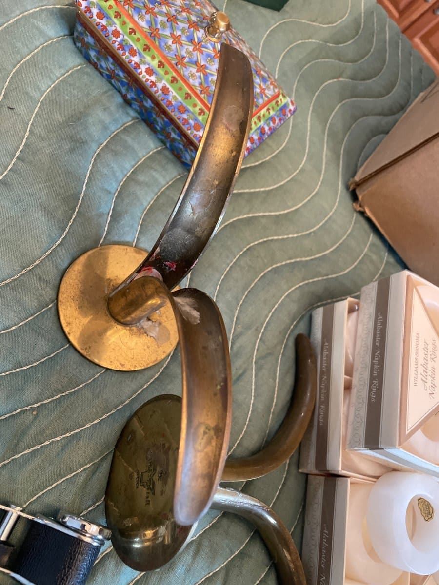 Sweden Vintage Brass candle holder