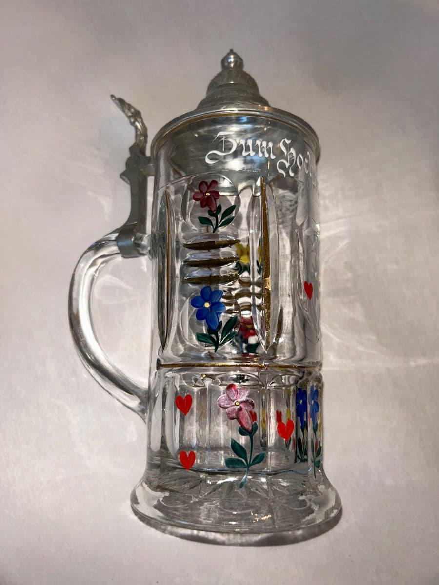 Lot of 5 Antique and vintage beer steins