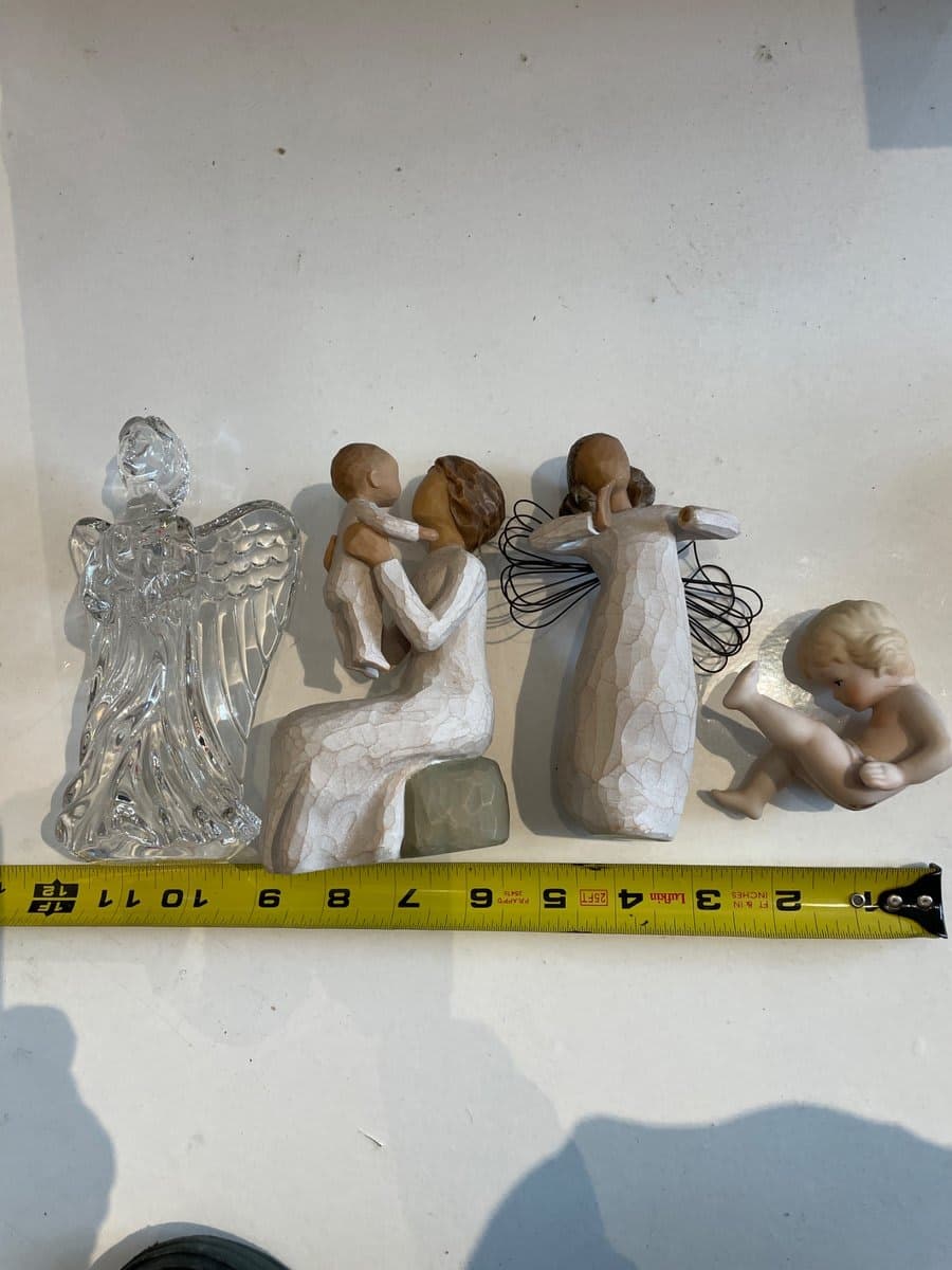 Angel Figurine Collection - Willow Tree, Crystal & Porcelain (4 pieces) - photo 1