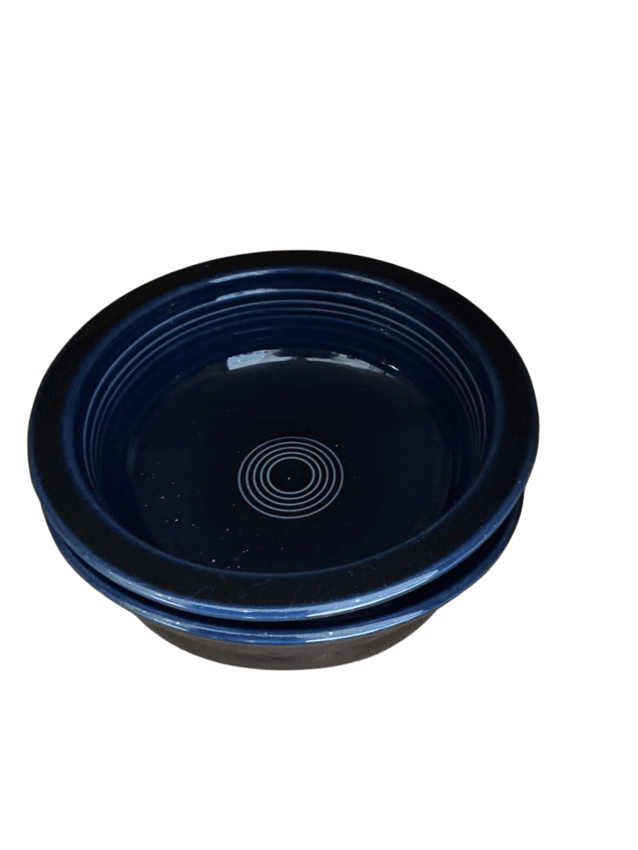 Fiesta Ware Cobalt Blue Ceramic Bowls (Set of 2) - photo 1