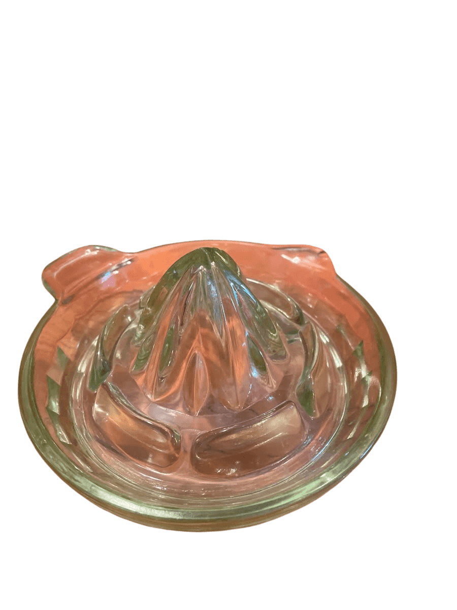 Vintage Green Depression Glass Citrus Juicer/Reamer - photo 1