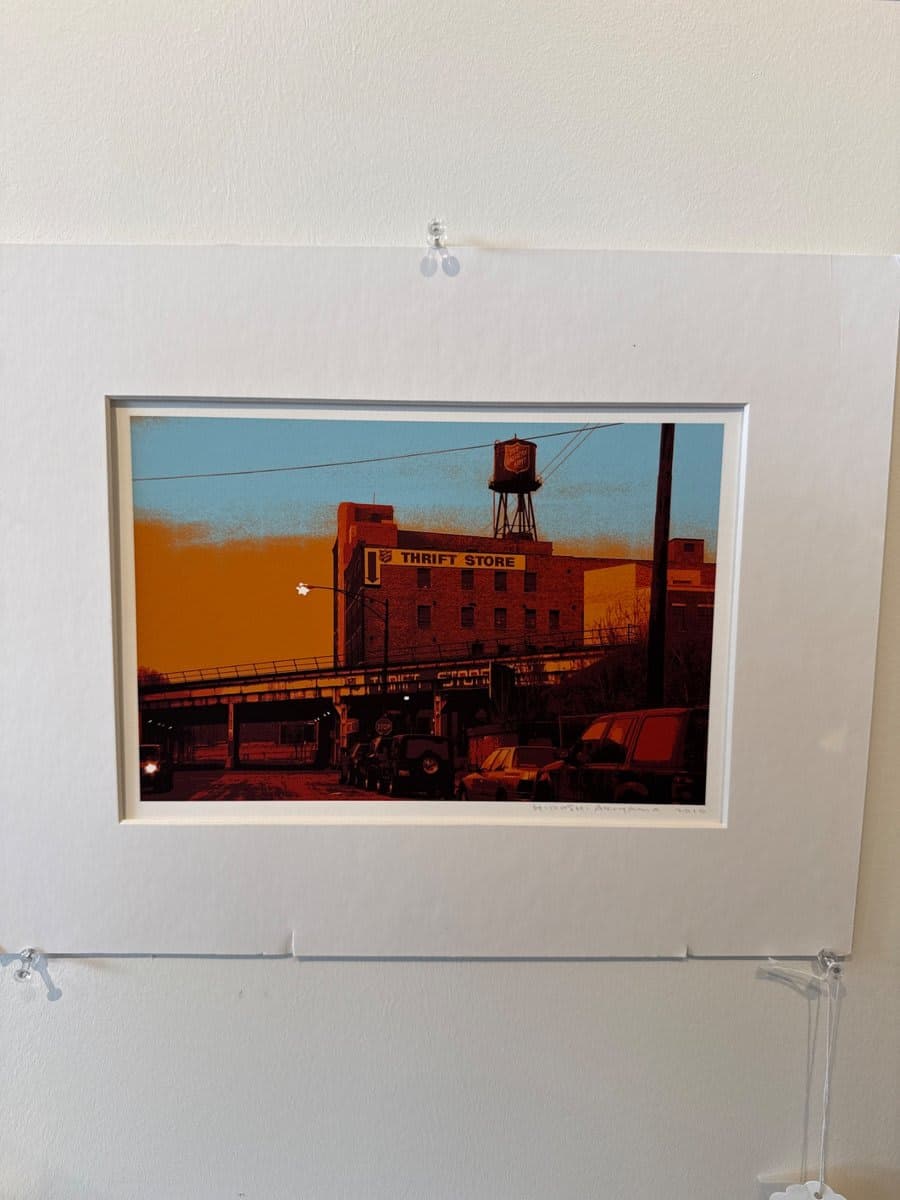 Hiroshi Ariyama Signed Salvation Army Thrift Store Print 2010