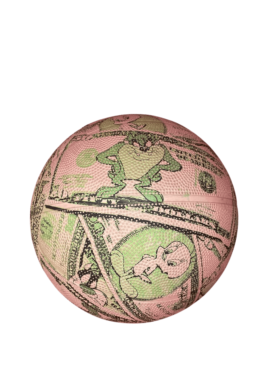Looney Tunes Taz Dollar Bill Basketball