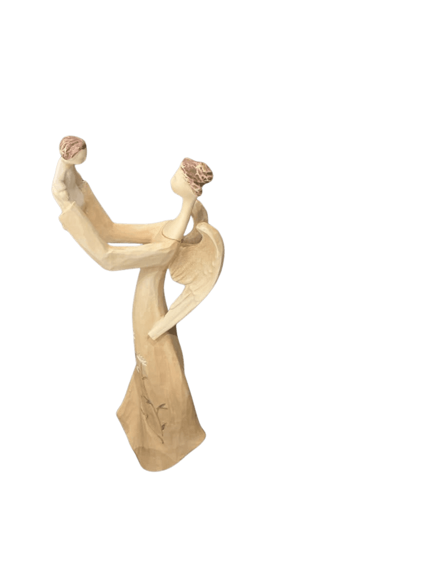 Angel Lifting Child Figurine (Eden’s angel collection - Mothers Love)