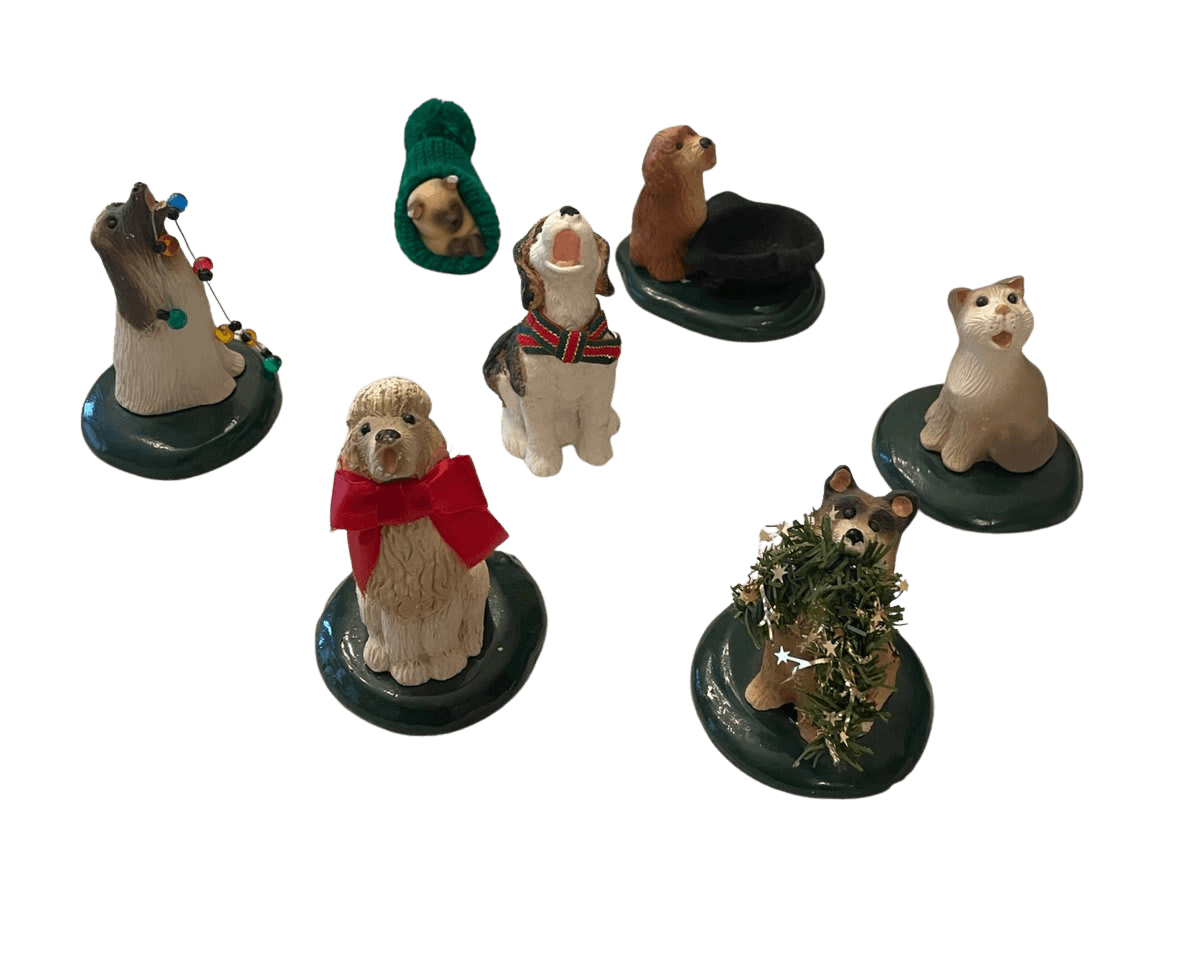 Byers' Christmas Holiday Pet Figurines Set of 7 - photo 1