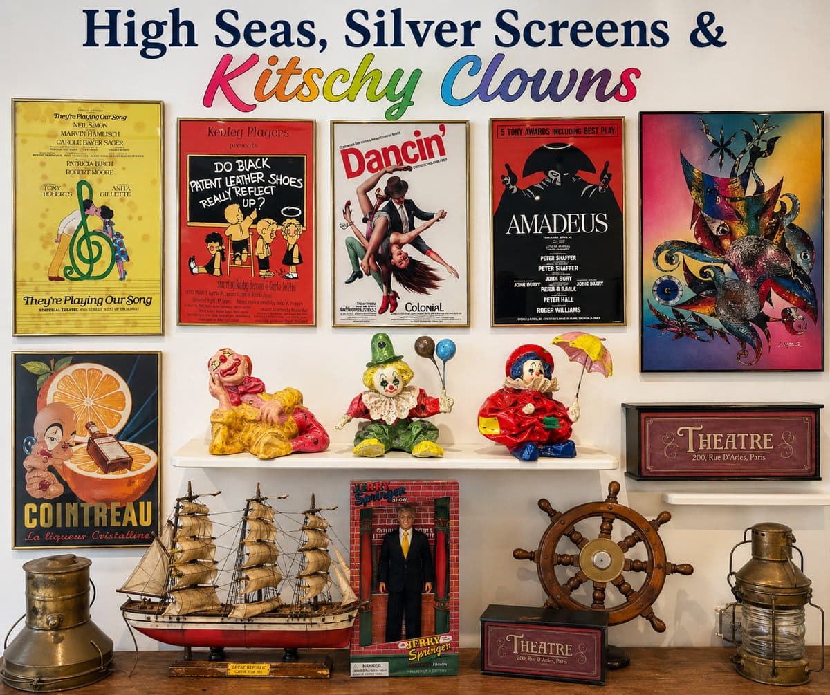 High Seas, Silver Screens & Kitschy Clowns