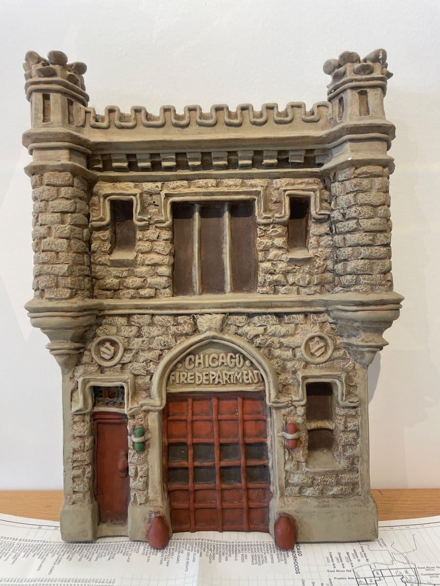 Chicago Fire Department Architectural Relief Sculpture (Zani Jacobson Art) - photo 1