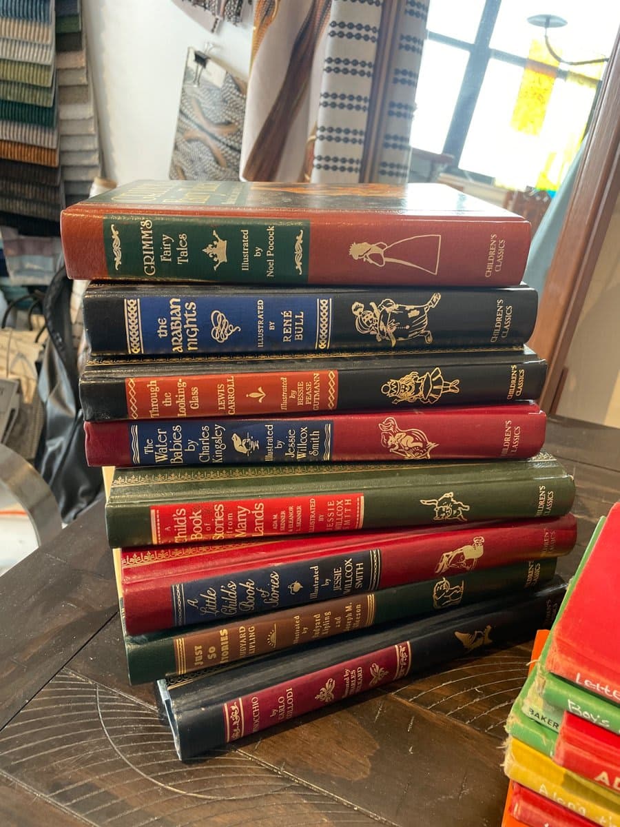 Children's Classics Hardcover Book Set - Lewis Carroll, Grimm's, Water Babies - photo 1