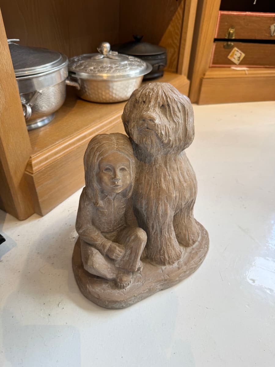 Austin Productions Inc M Besunder 1973 girl with a sheepdog - photo 1