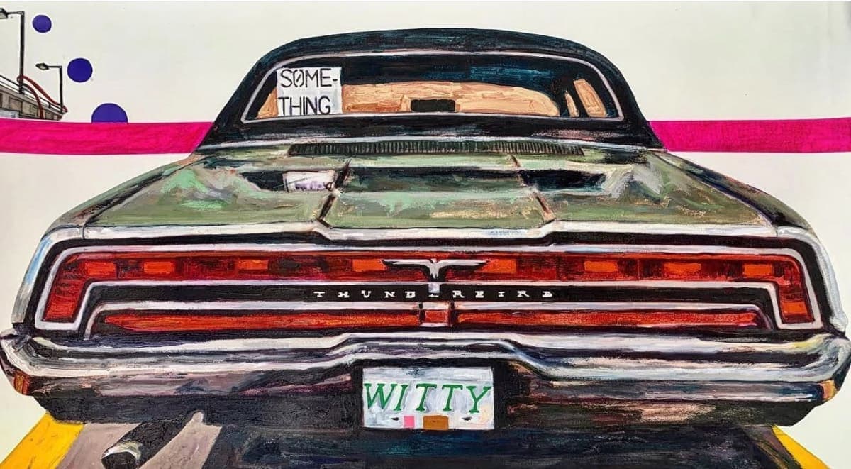 Kevin Blake art, Something Witty 38” x 24”