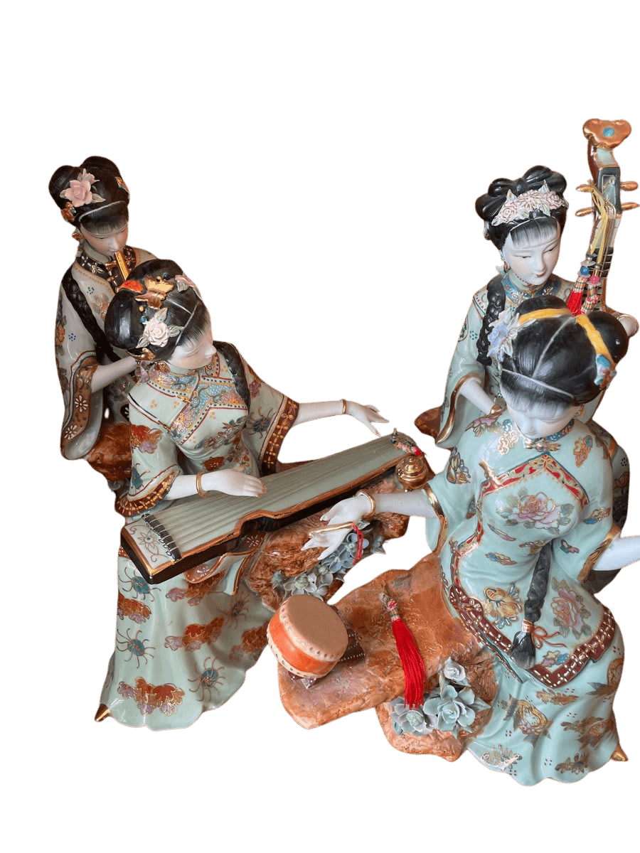 Chinese Porcelain Figurine set of 4 - photo 1