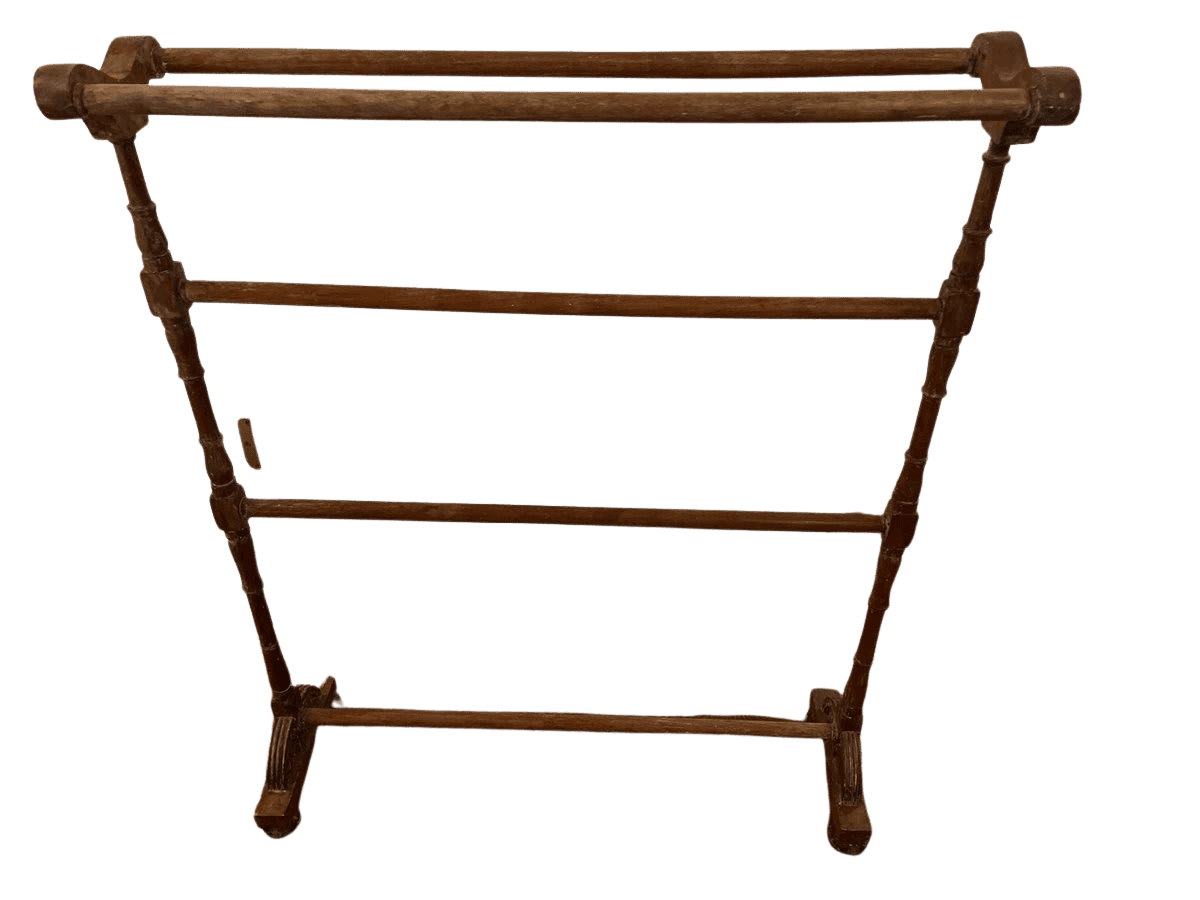 Antique Victorian Wooden Quilt/Towel Rack - photo 1