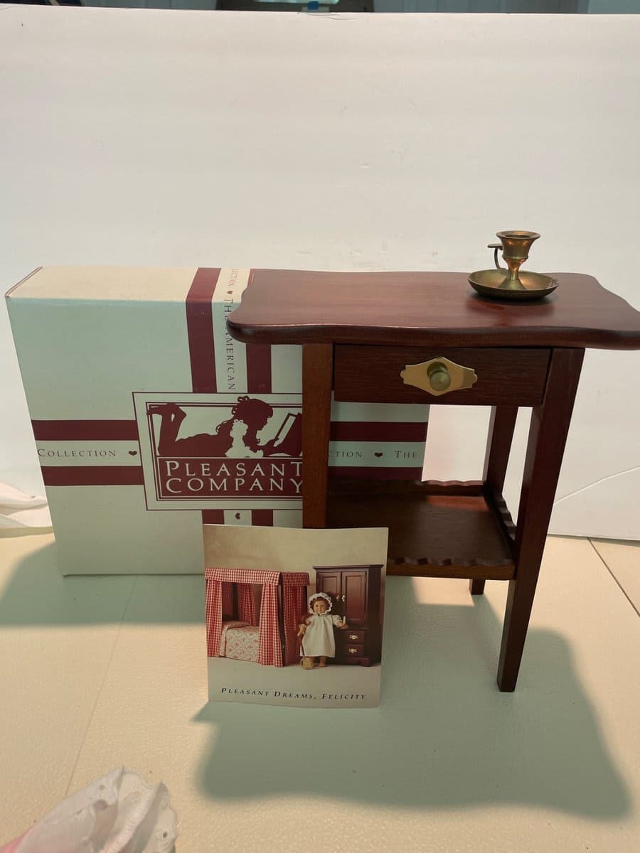 American Girl Pleasant Company Felicity Nightstand with Candleholder - photo 1