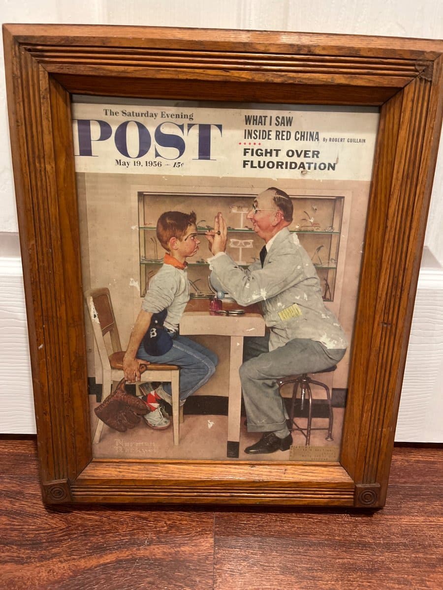 Norman Rockwell Saturday Evening Post Cover - May 19, 1956 (Framed) - photo 1