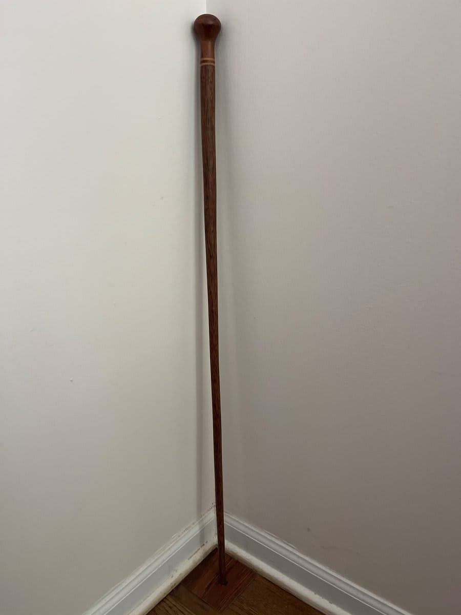 Wooden Ball-Top Walking Cane