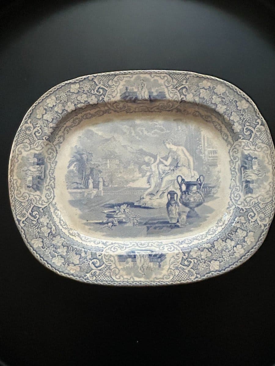Methuan and Sons "Verona" transferware platter - photo 1