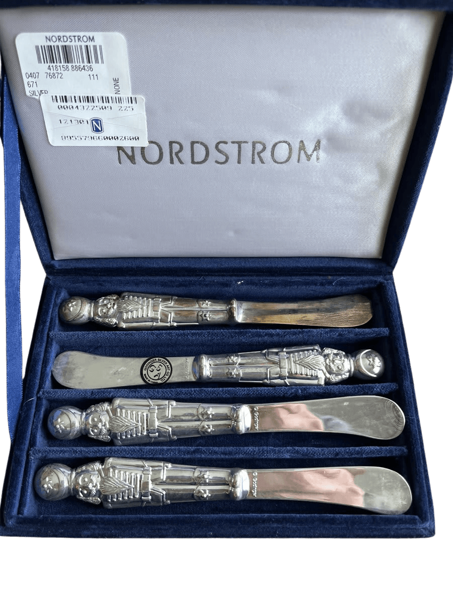 Gorham Silver Nutcracker Butter Spreader Set - photo 1