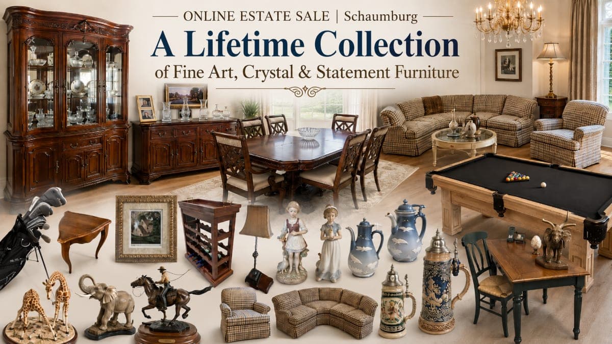 Lifetime Collection of Fine Art, Crystal & Statement Furniture