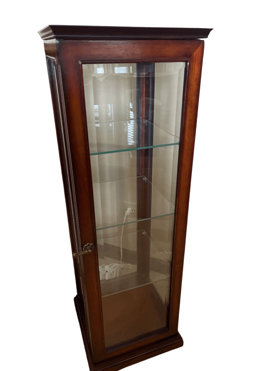 Mirrored Curio Display Cabinet - photo 1