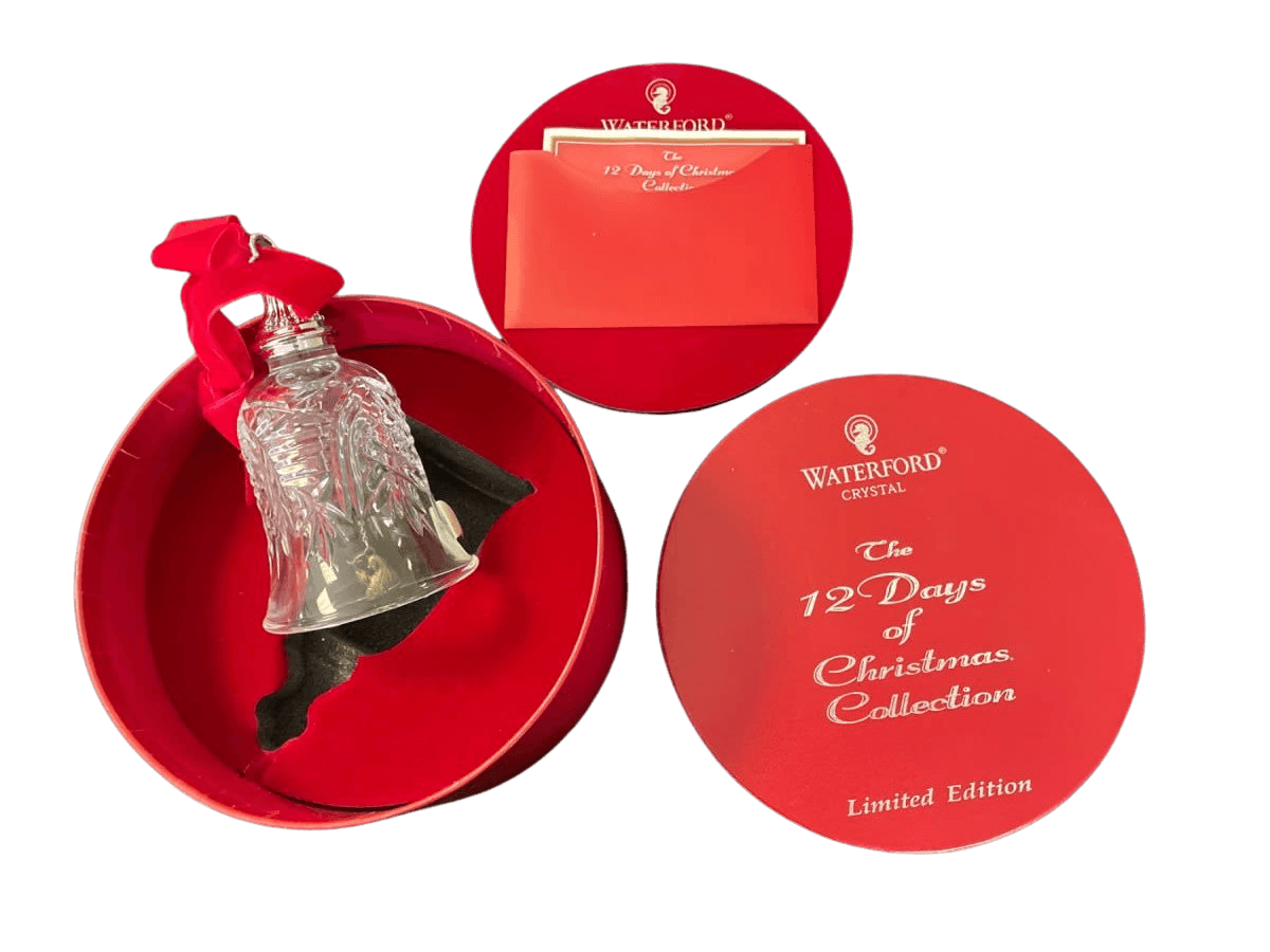 Waterford Crystal 12 Days of Christmas Bell Ornament - photo 1