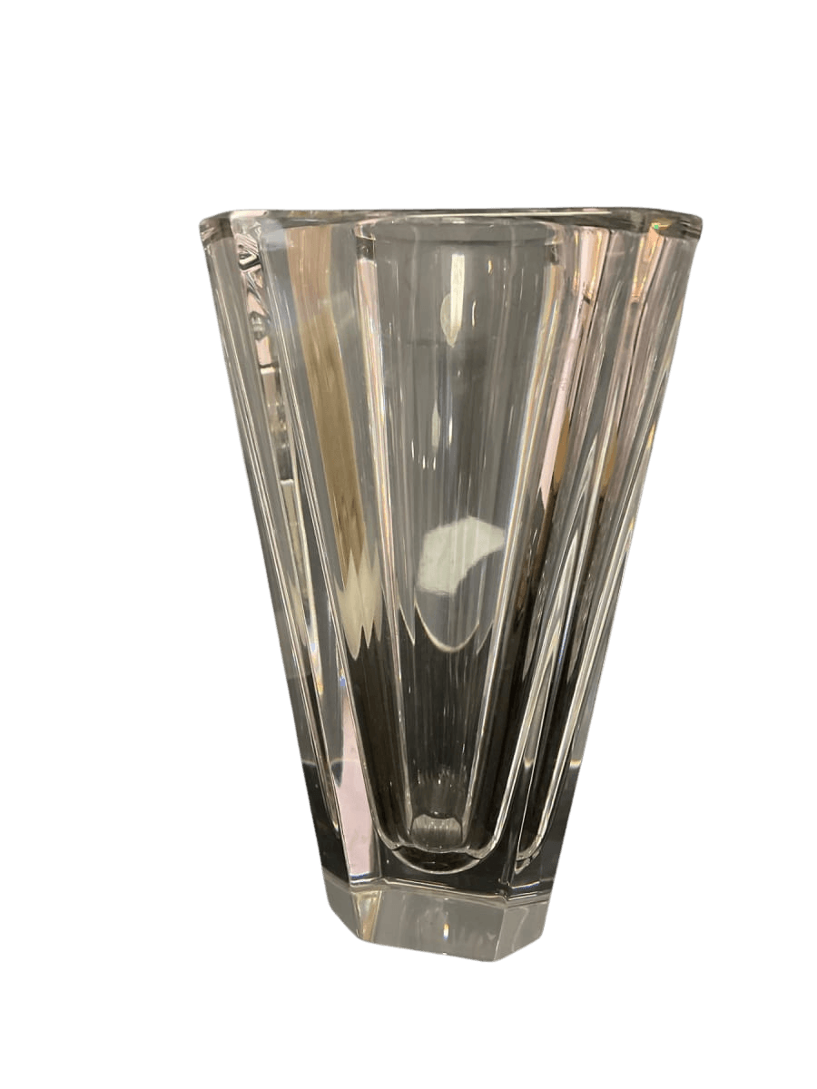 Waterford Heavy Lead Crystal Faceted Vase - photo 1