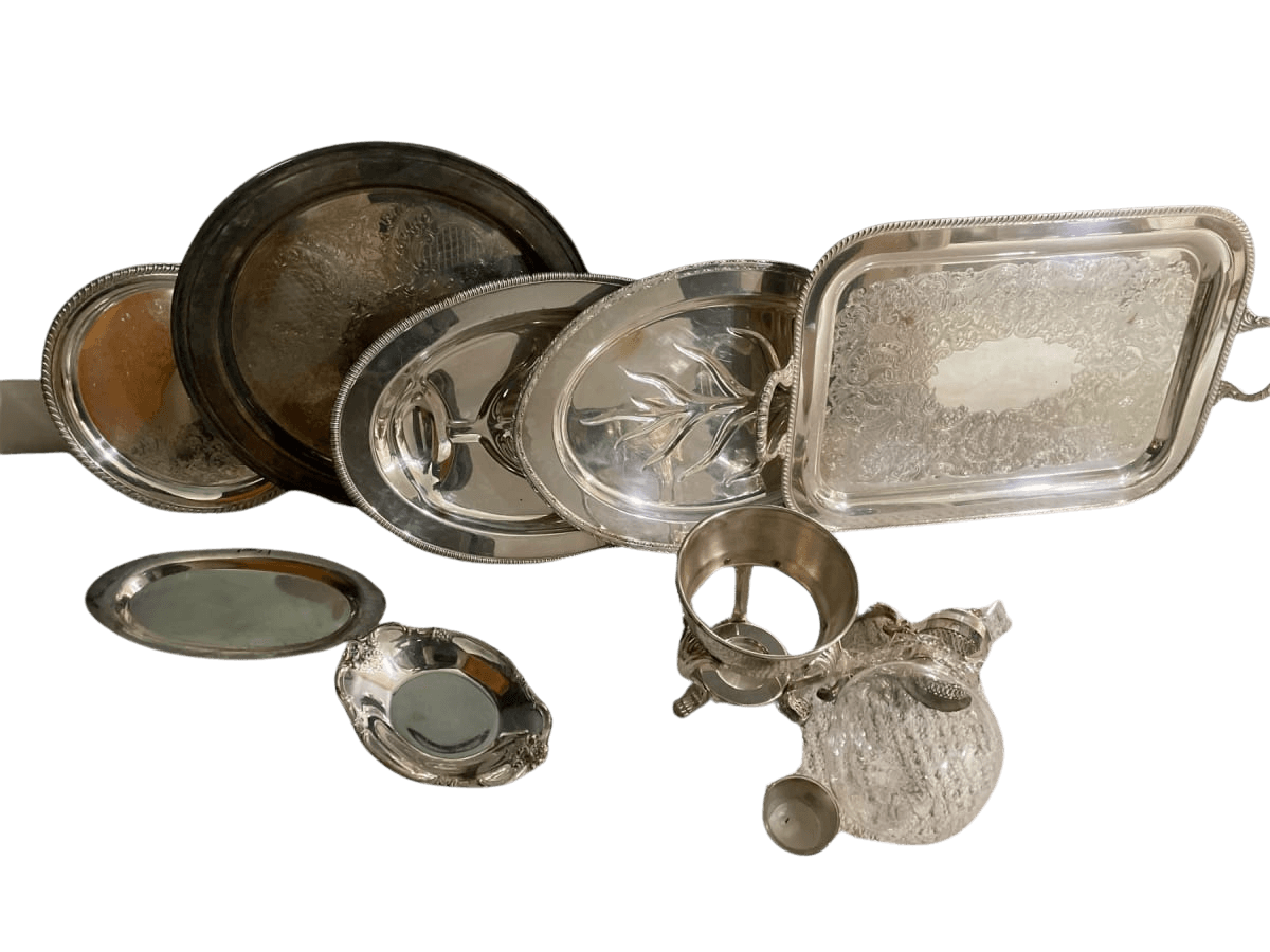 Silver Plate Serving Trays and Accessories Collection - photo 1