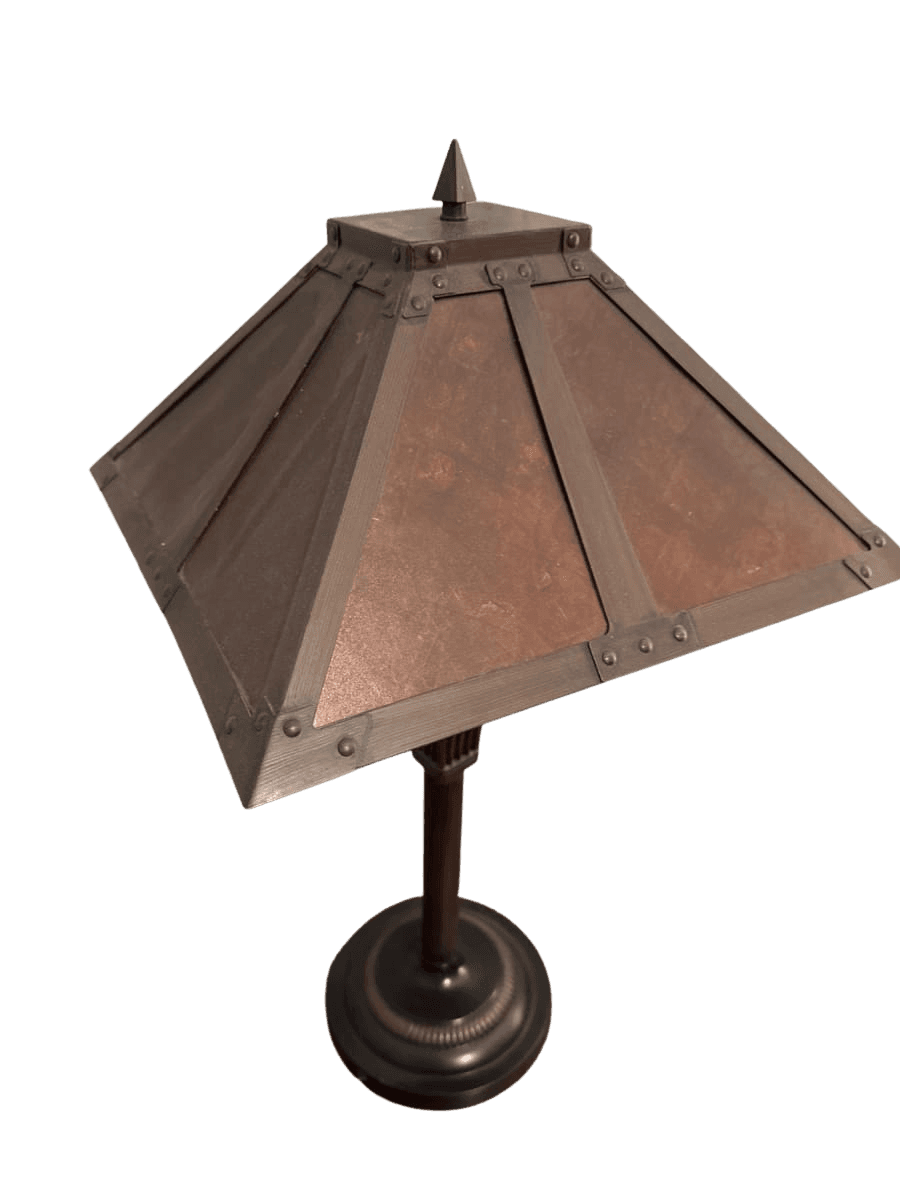 Arts & Crafts Mica Panel Table Lamp - photo 1