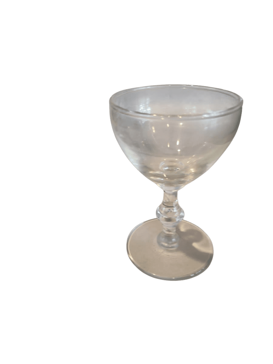Small Clear Glass Stemmed Cordial Glass (2) - photo 1