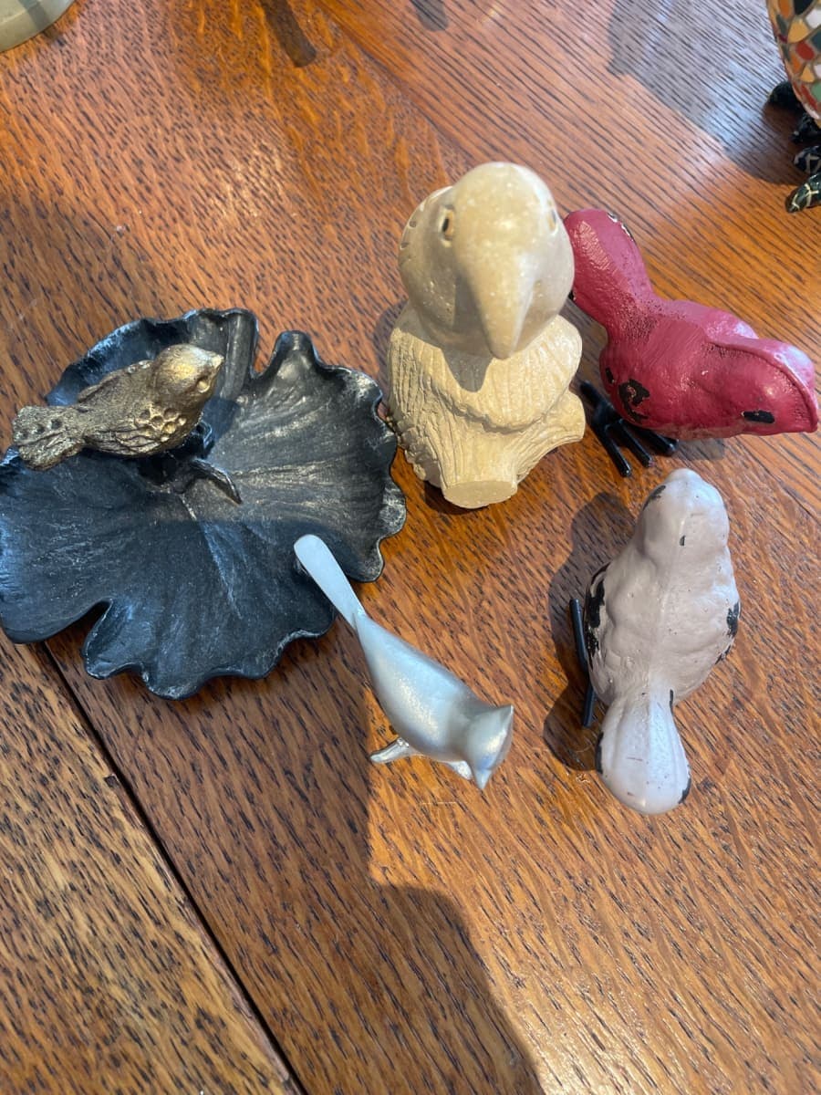 Set of birds