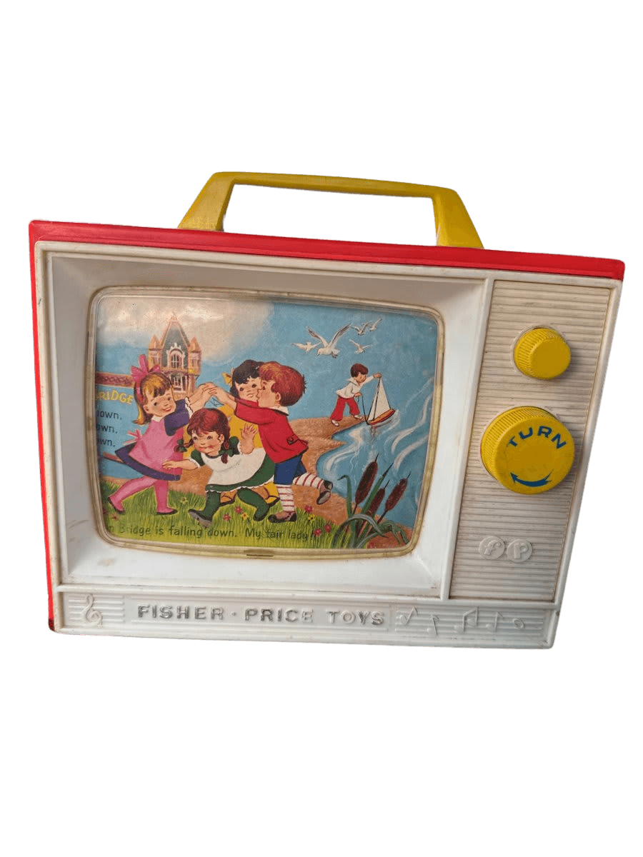 Fisher-Price Vintage Two-Tune TV Music Box