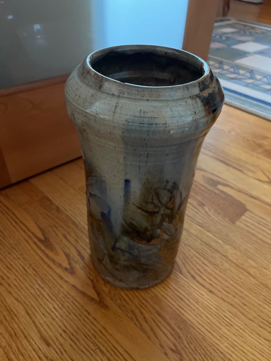 Studio Art Pottery Stoneware Vase