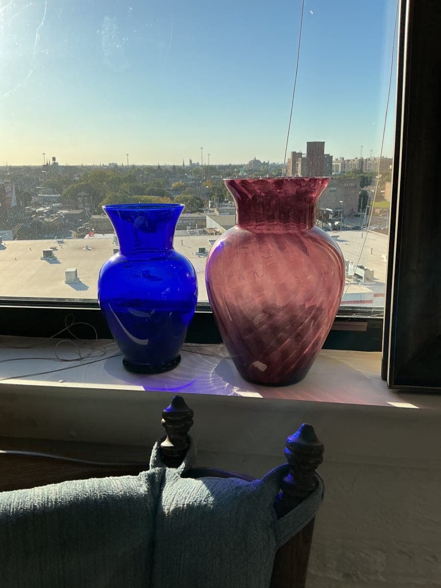 Glass vase