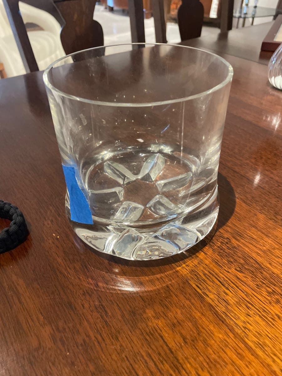 Crystal ice bucket